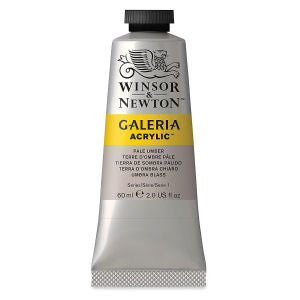 WINSOR & NEWTON  GALERIA FLOW ACRYLIC GALERIA ACRY PALE UMBER 60 ML